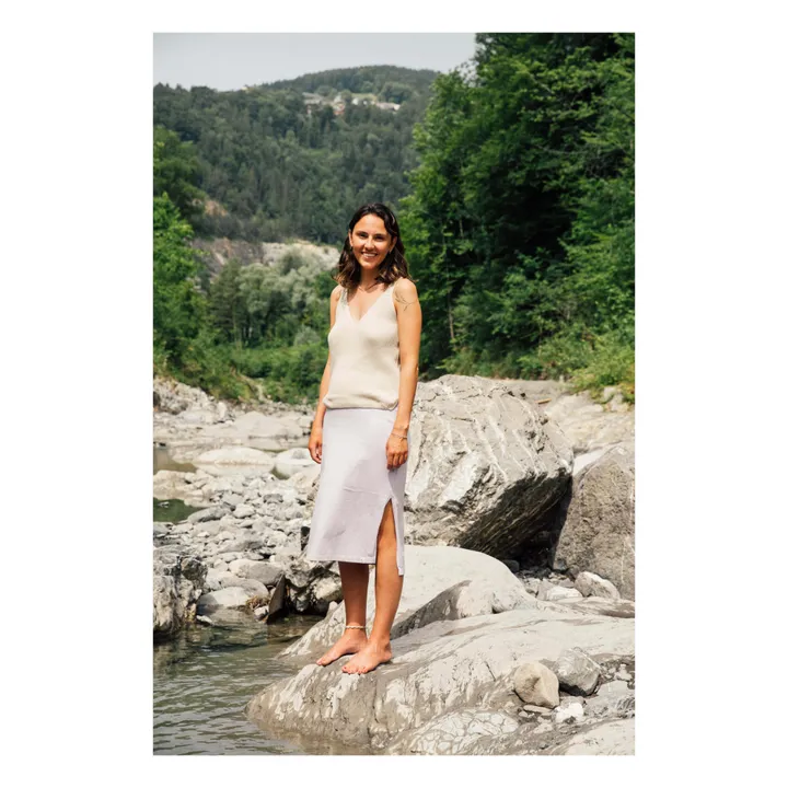 Matona Débardeur Maille Coton Bio | Beige