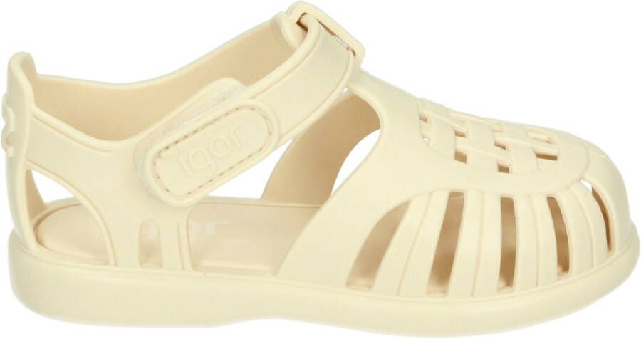 Igor waterschoenen crème Ecru Rubber Effen 28