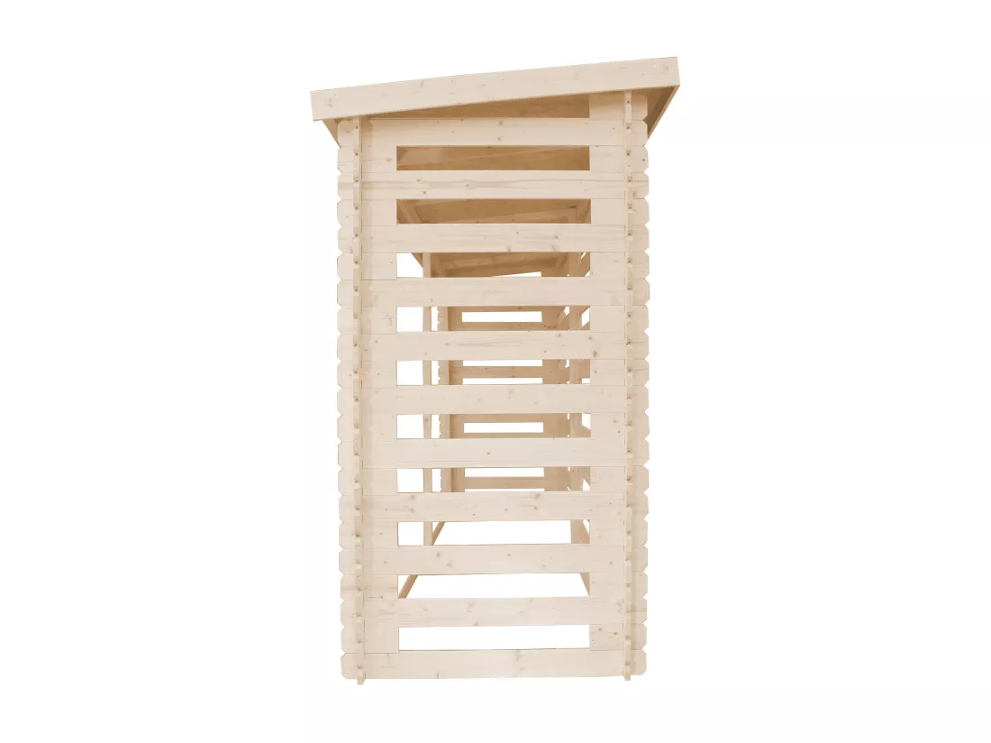 TIMBELA M203 Abri à bûches -l112xL458xH199 cm/ 4m2