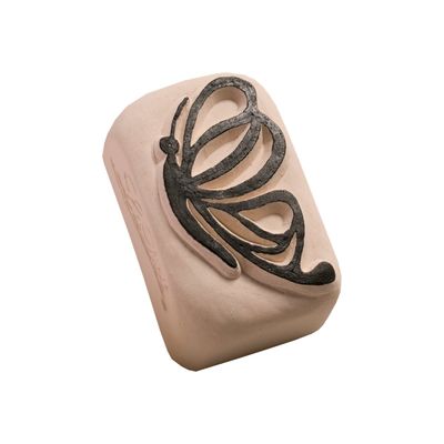 LaDot - Pierre pour tatouage éphémère - en céramique - taille M (2 x 4 cm) - papillon