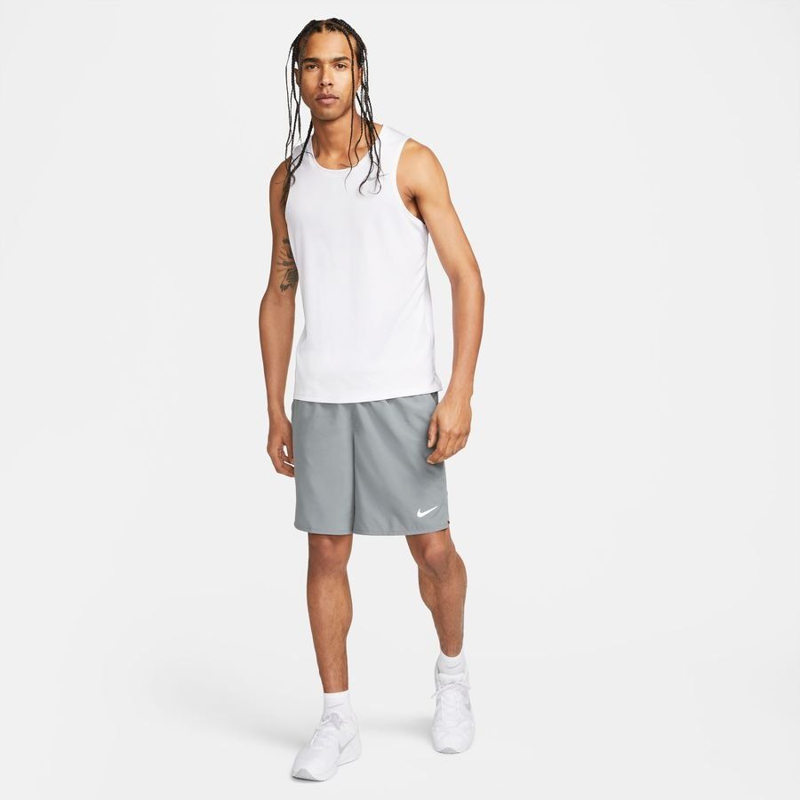 Nike Débardeur Dri-FIT Miler - Blanc/Argenté