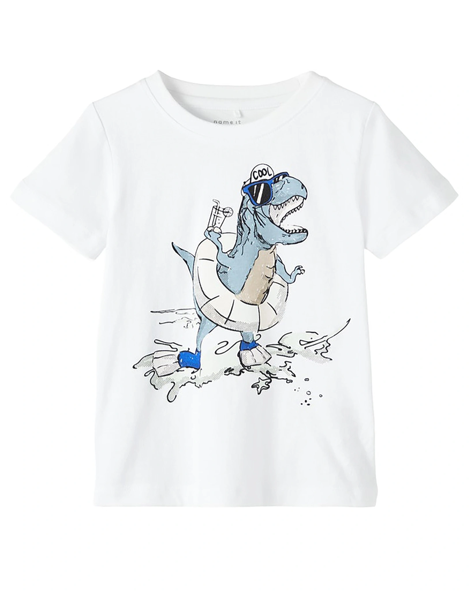 T-Shirt NMMZETHO mit Farbwechsel in bright white