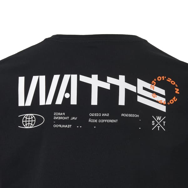T-shirt WATTS XCORE TEE FULL BLACK