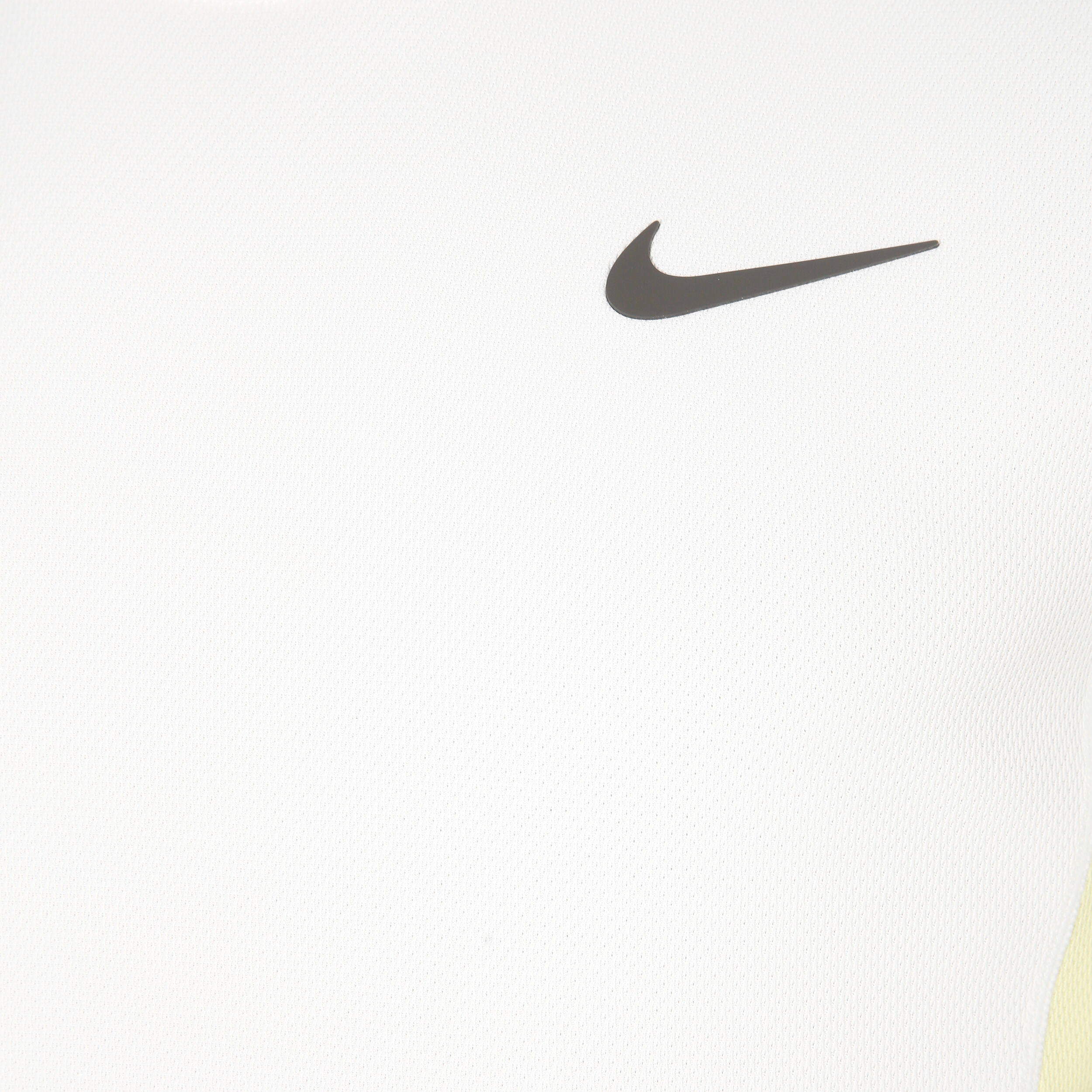 Nike Court Dri-Fit Advantage Slam T-shirt Hommes - Blanc , Jaune Lemon