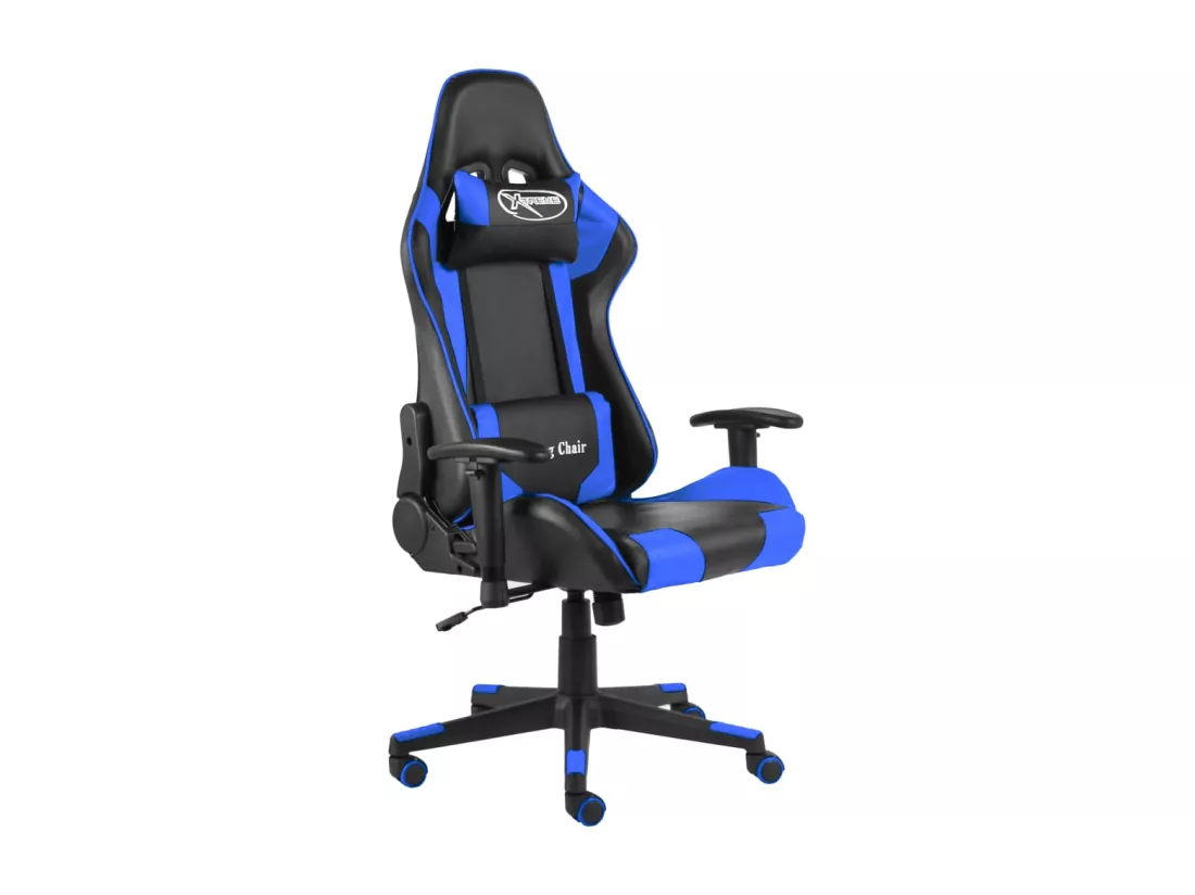 Chaise de jeu pivotante Bleu PVC