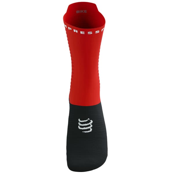 Chaussette vélo COMPRESSPORT PRO RACING SOCKS V4.0 BIKE RED/BLACK