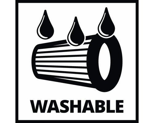 Wasbaar filter voor Einhell TE-SV 18 Li accustofzuiger