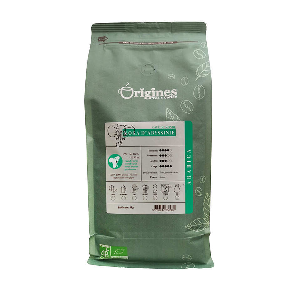 Café en grains bio - Moka d'Abyssinie