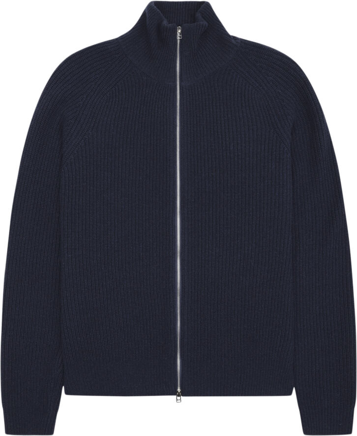 Woodbird WBJass Wool Zip Navy