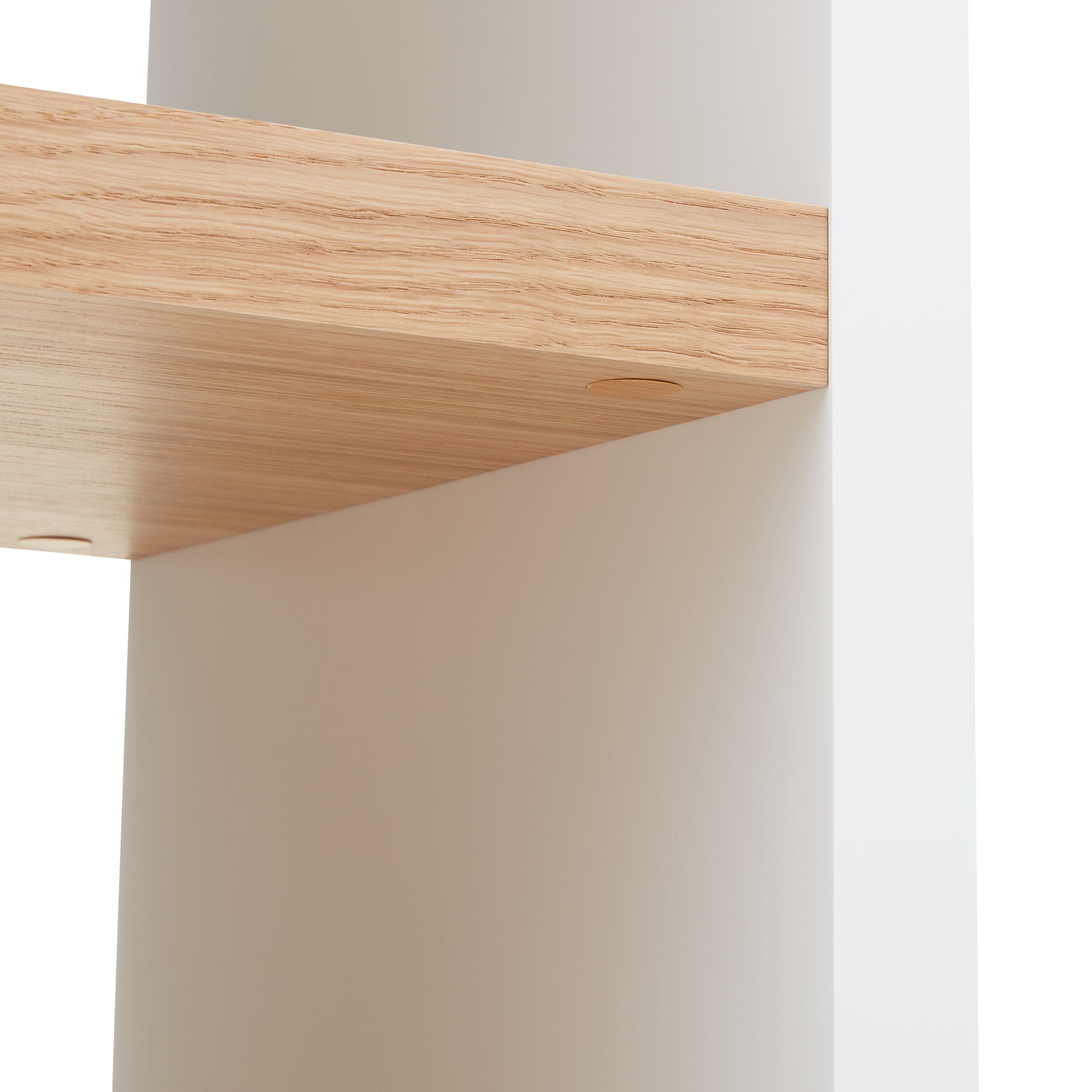 INDUS Regal - Weiss / Eiche / B: 150.0 cm x T: 34.0 cm x H: 159.0 cm