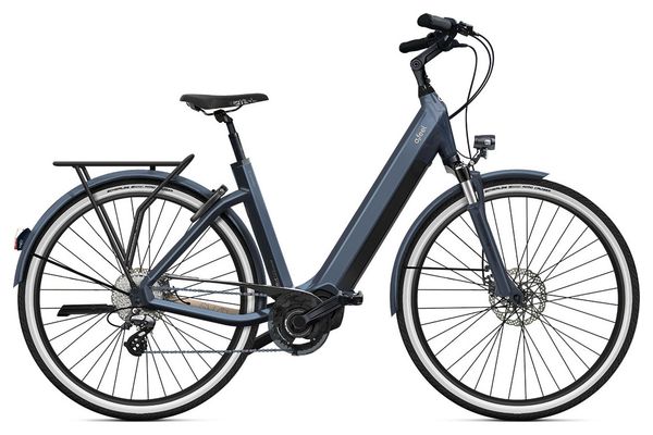 Vélo de Ville Électrique O2 Feel iSwan City Up 5.1 Univ Shimano Altus 8V 540 Wh 28'' Gris Anthracite