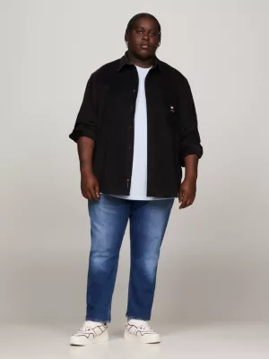 Camisa de veludo cotelê grosso com modelagem relaxada