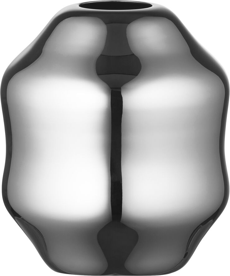 Gense Vase Dorotea 9 x 10 cm Blankt stål Blank stål