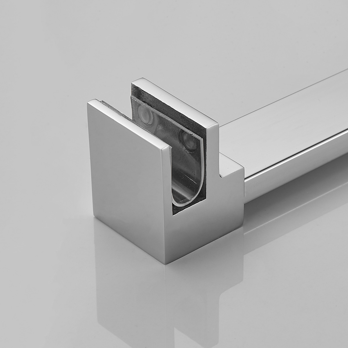 Saniclear Modern klemmen   stabilisatiestang 100cm chroom