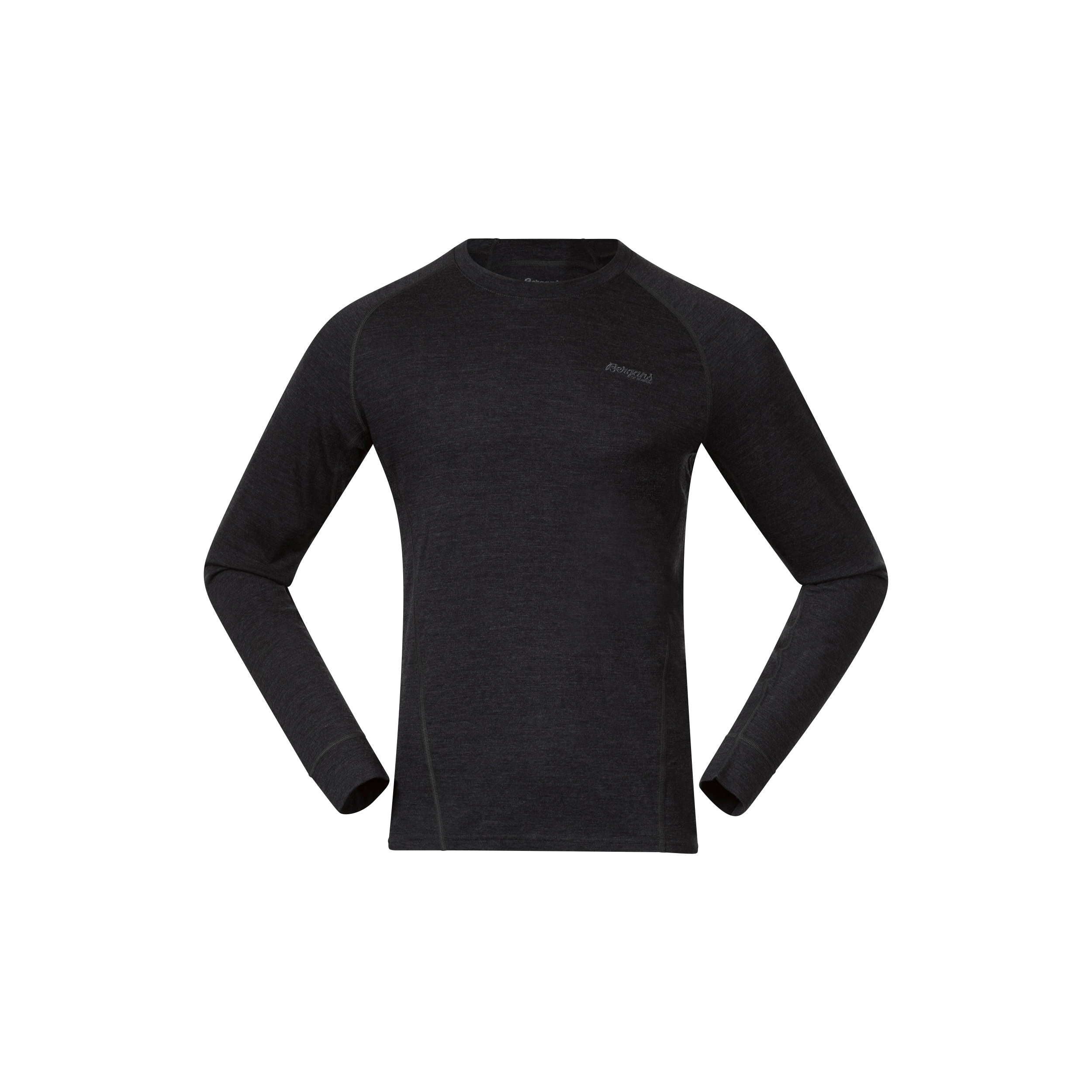 Inner:Pure Long Sleeve Solid Charcoal