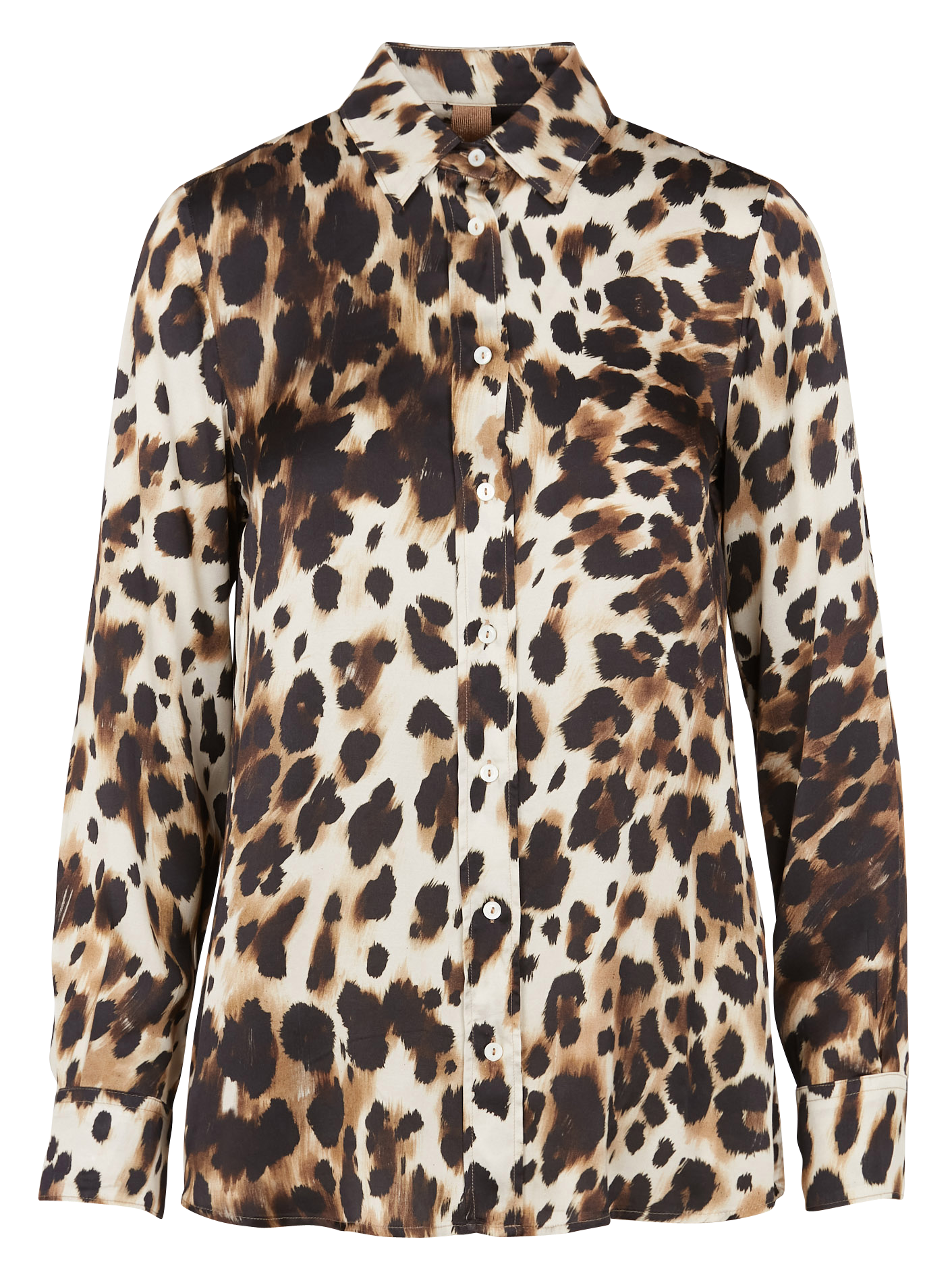 CEZA - Chemise col classique imprimé léopard | Multicolore