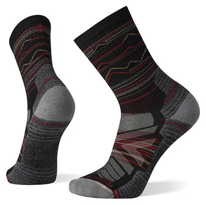 Chaussettes SmartWool Light Cushion Mountainrange Crew Noir