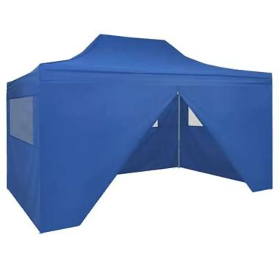 vidaXL - Feesttent - Blauw - Stof