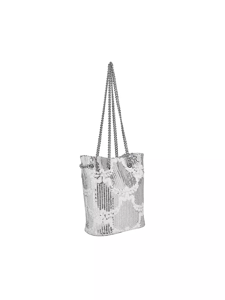 MCM Tasche -Bucket Bag HIMMEL  silber