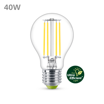 Philips LED kogel E27 40W wit mat 4000K niet dimbaar