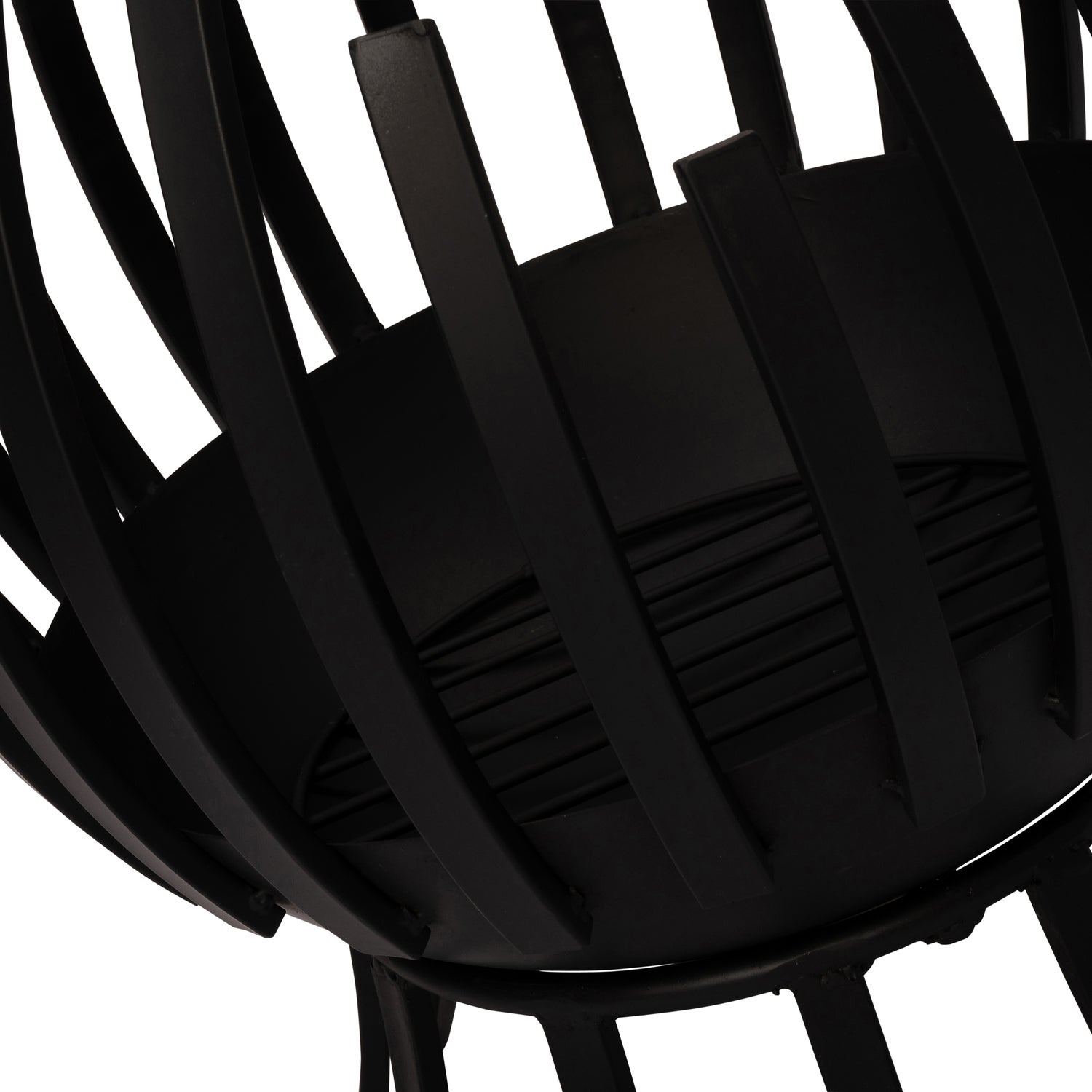 Intratuin vuurkorf bol zwart D 53 H 60 cm