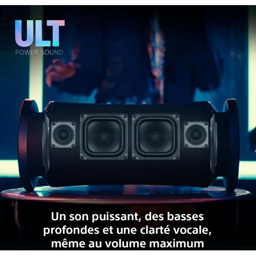 Enceinte sans fil Sony ULT FIELD 7 - Enceinte portable sans fil Bluetooth avec ULT POWER SOUND - Noir