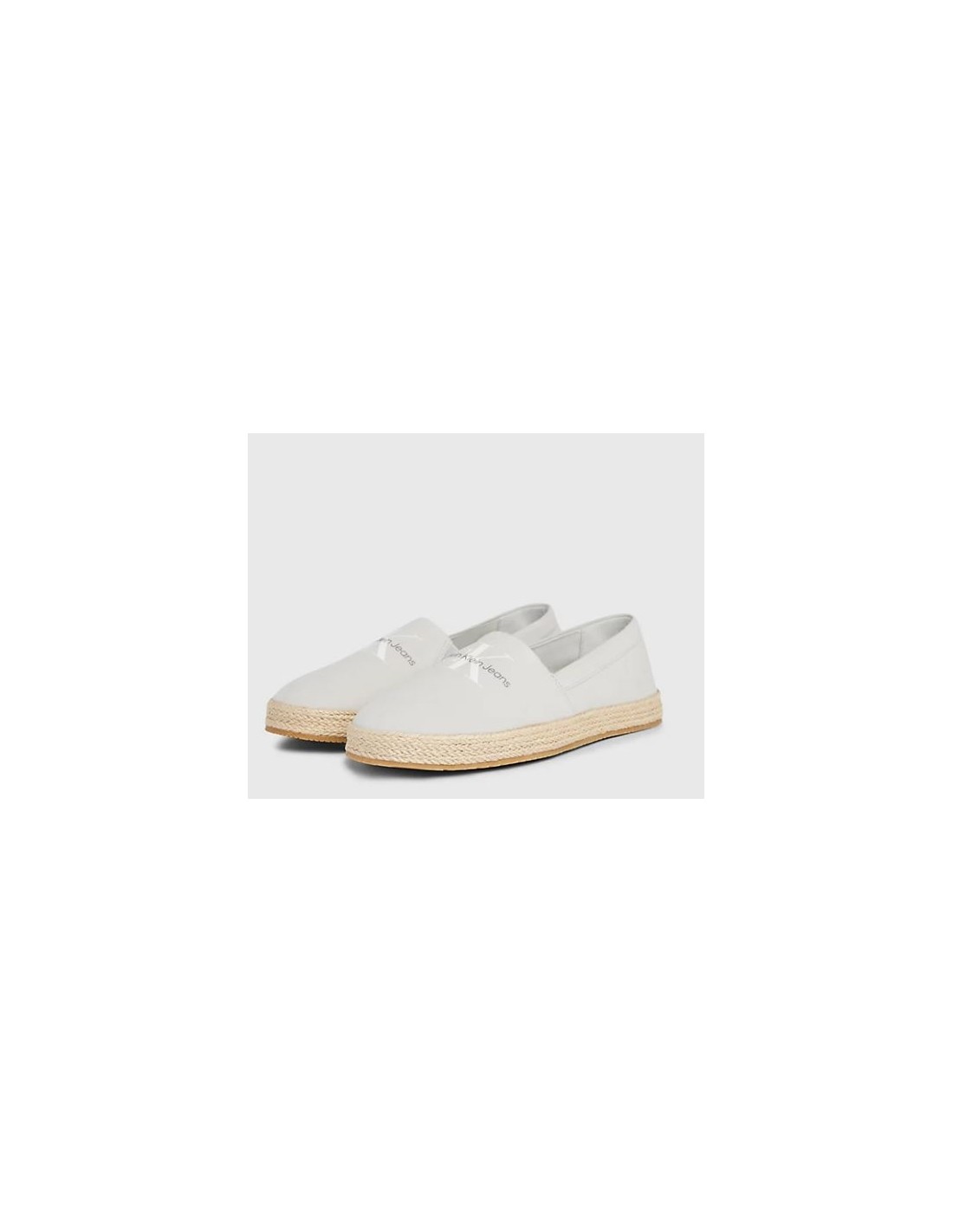 calvin klein Espadrille Slipon ML Blanc Toile