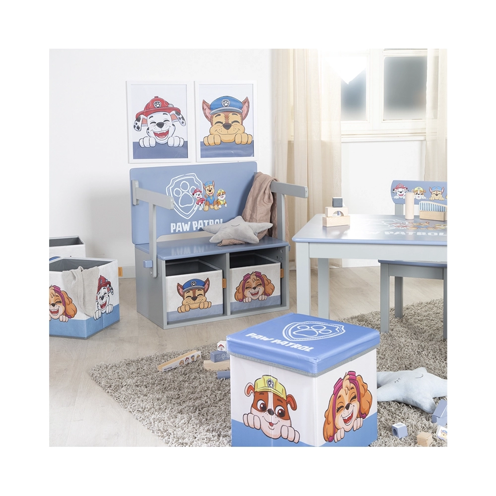 roba Klappbare Sitzbank mit Aufbewahrungsbox Paw Patrol