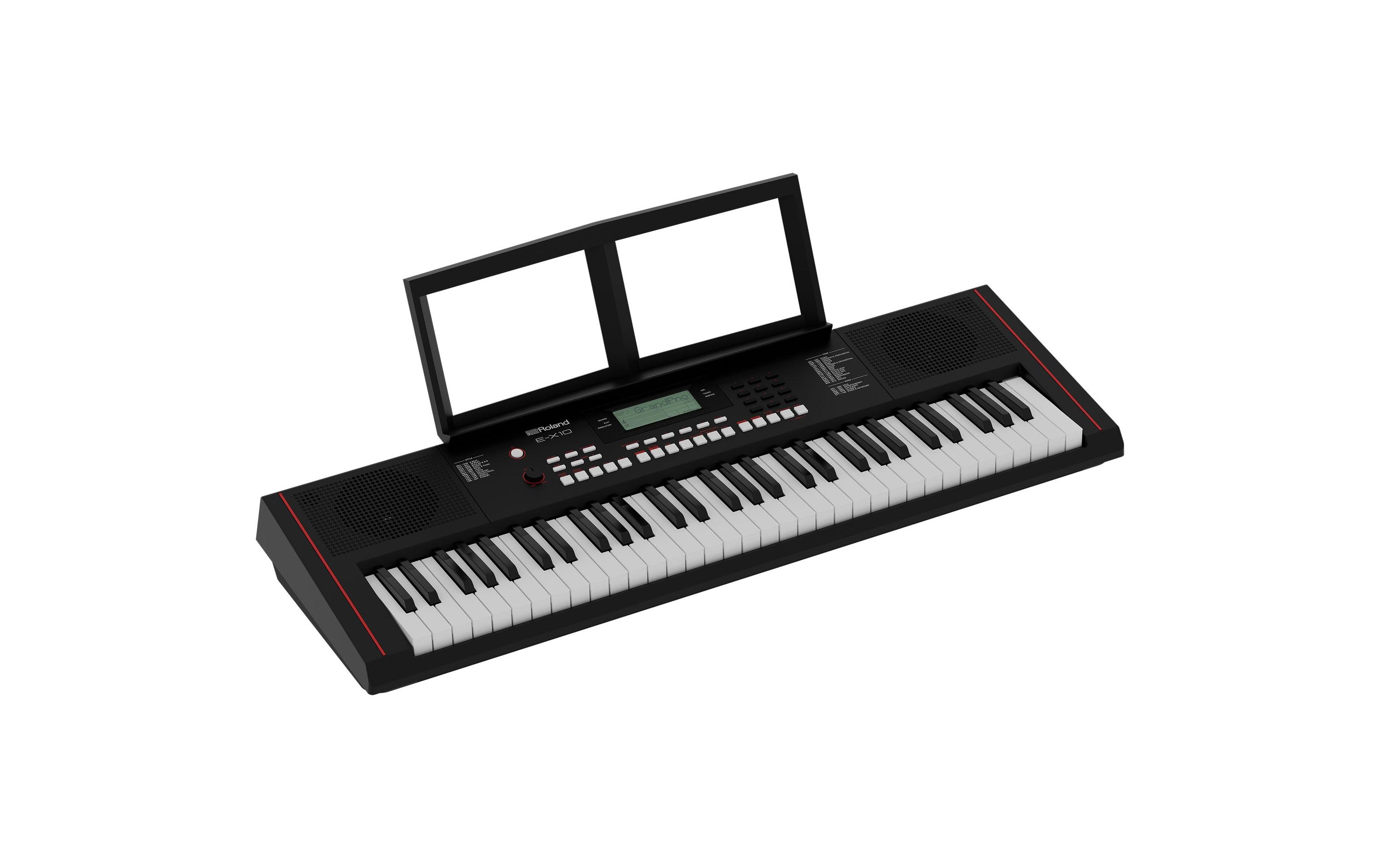 Keyboard E-X10<br>Modernes, tragbares Keyboard mit besonderer Qualität