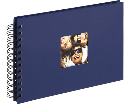 Spiraalalbum Fun blauw 23x17 cm