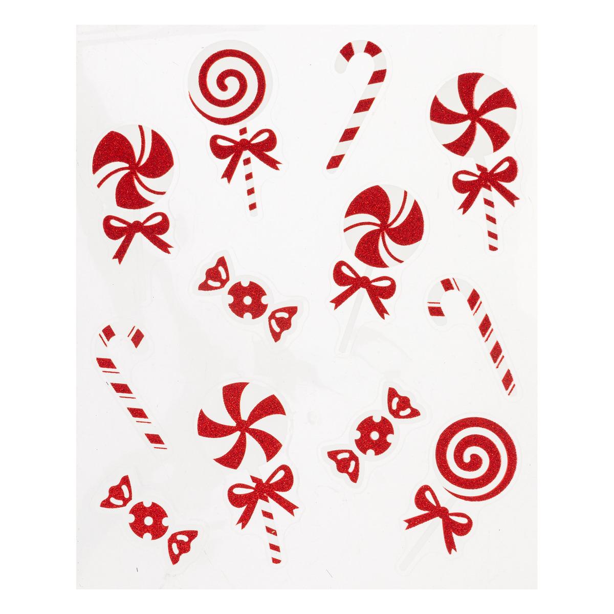 STICKER SUCRE ORGE ROUGE BLANC