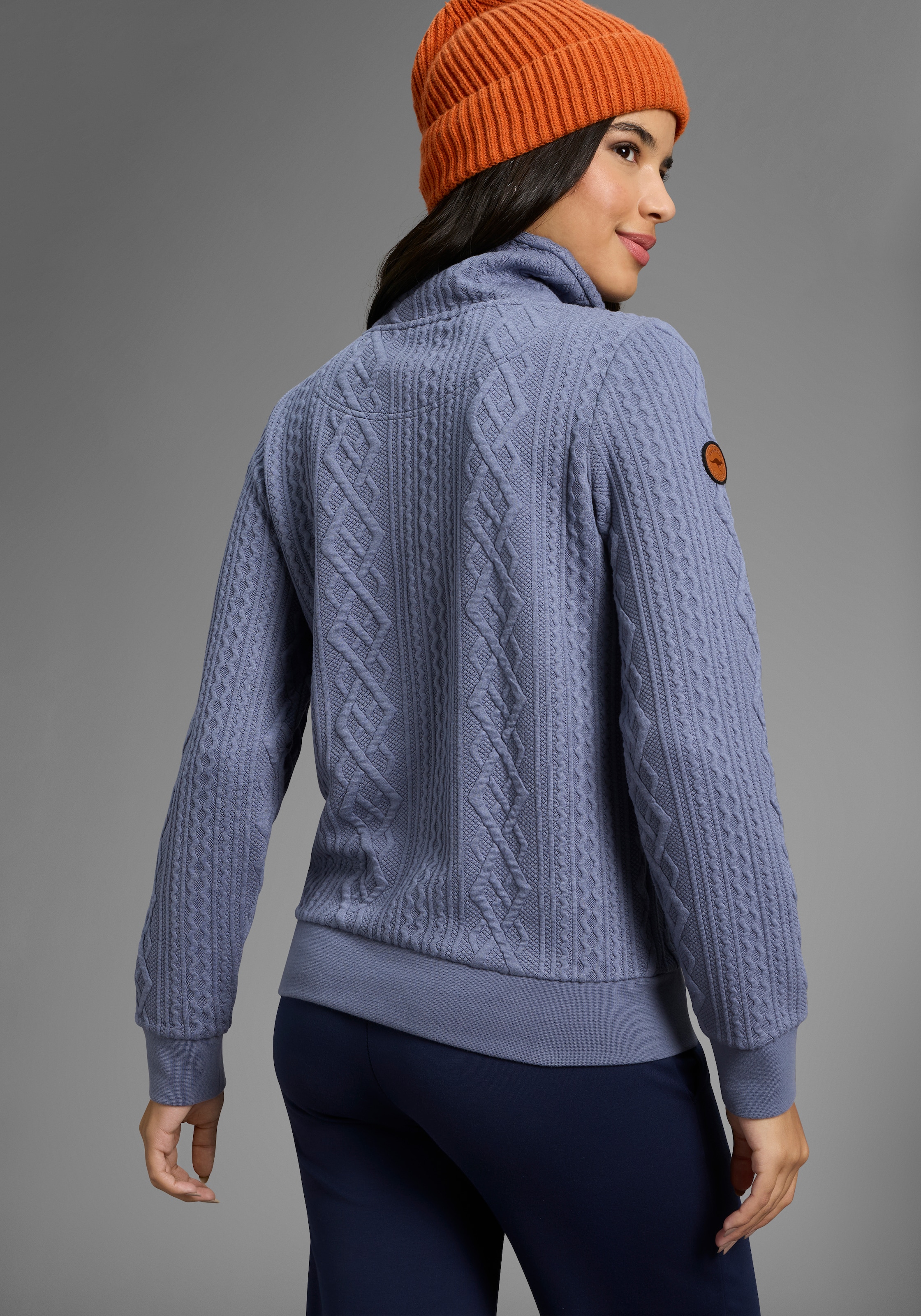 KangaROOS Sweatshirt , mit kuschelig hohem Kragen