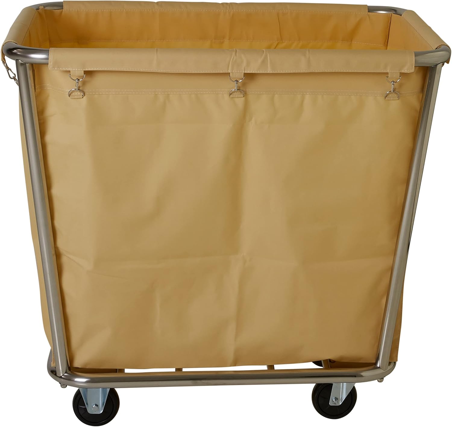 Saro Wäschewagen – 900×650×850 mm – Edelstahlrahmen – Abnehmbarer Baumwollsack – Für ca. 25 kg Wäsche - Modell AF 264