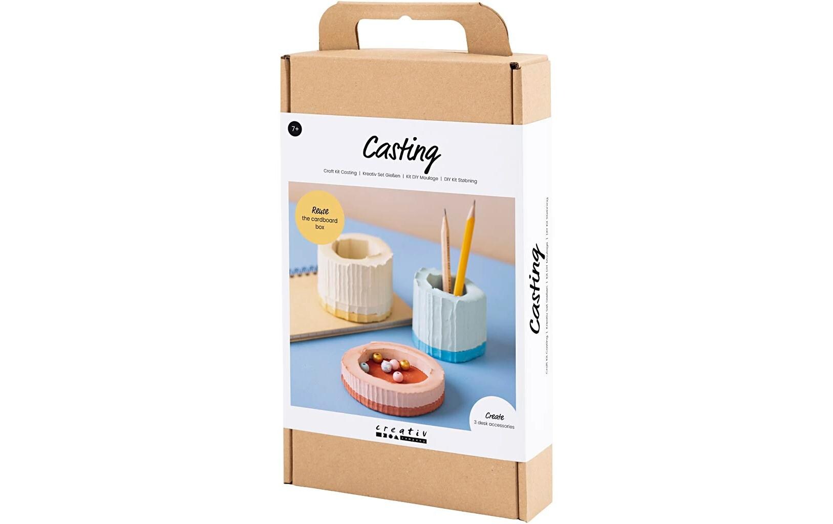Bastelset Stiftehalter Giessen MehrfarbigKreativ Set