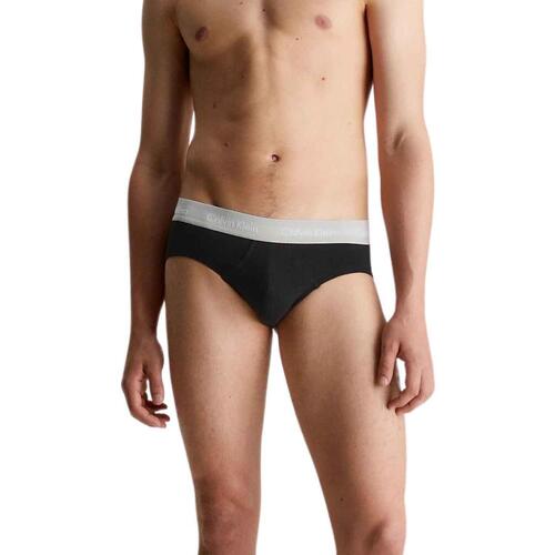 Calvin Klein Jeans - HIP BRIEF 3PK B- BLACK Negro