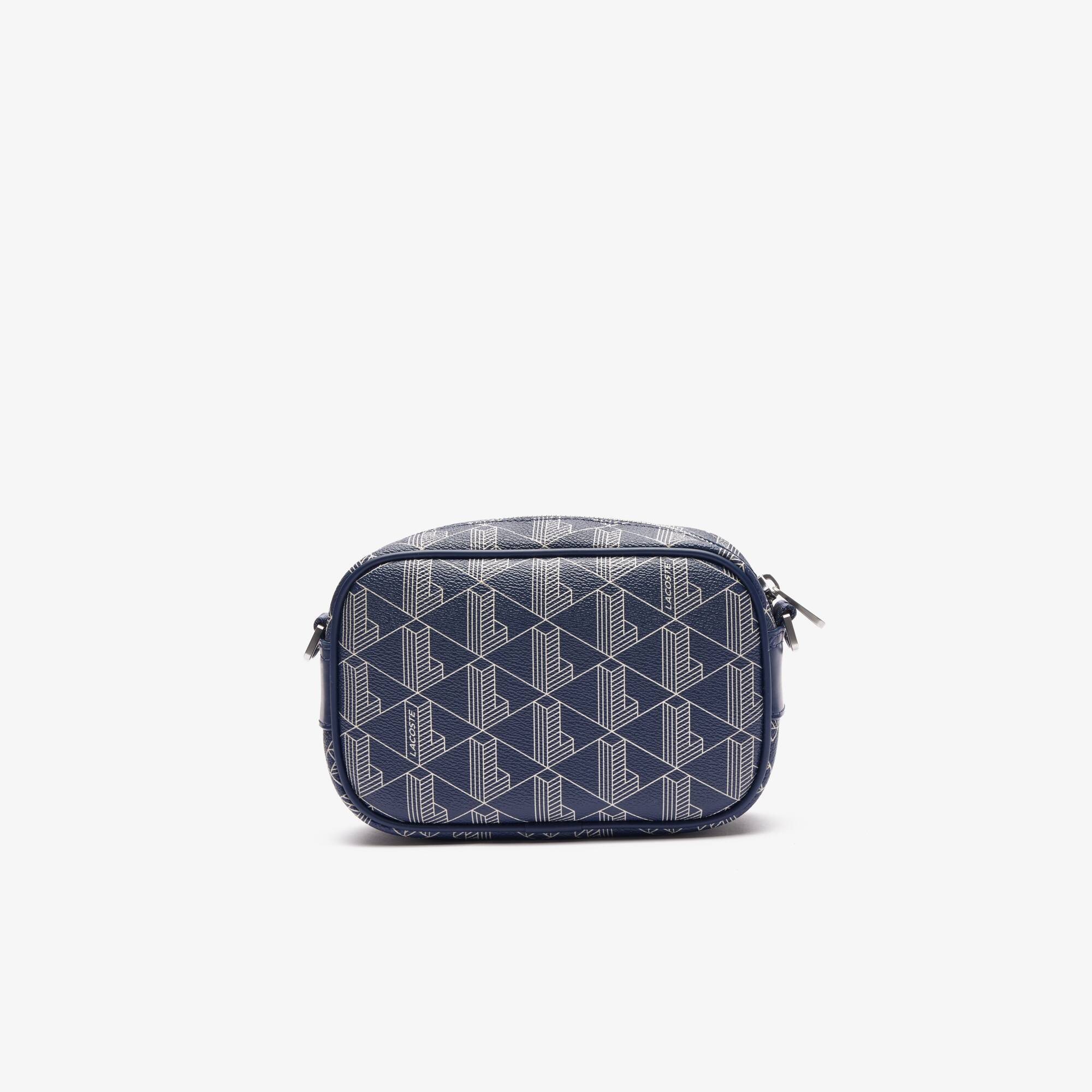 Kleine Umhängetasche The Blend mit genarbtem Effekt Umhängetaschen & Gürteltaschen - Blau - Lacoste - Herren