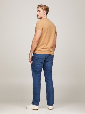 Camiseta Extra Slim Fit com Bordado de Bandeira