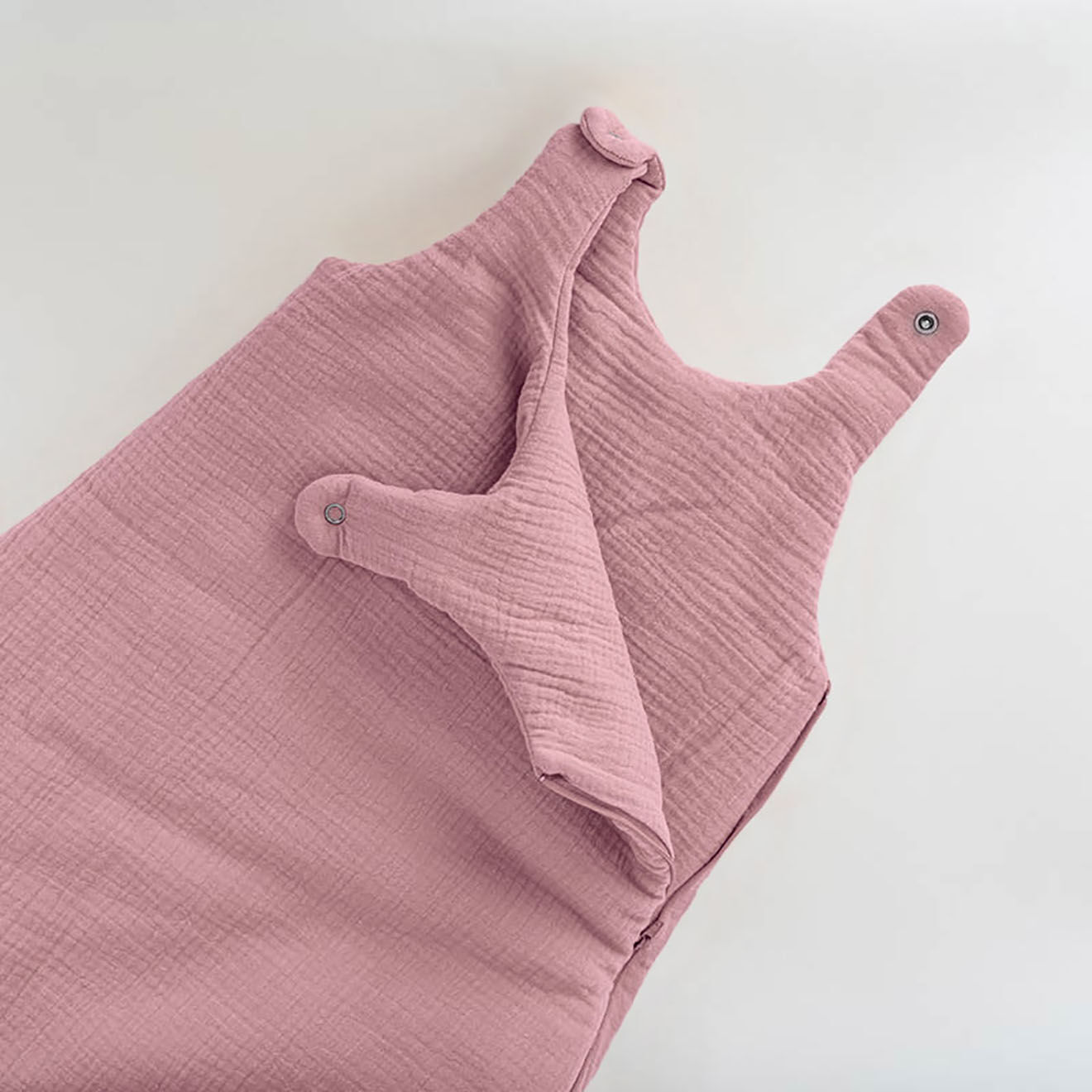 Papate Gigoteuse Hiver en Coton Bio rose - 70x90 cm