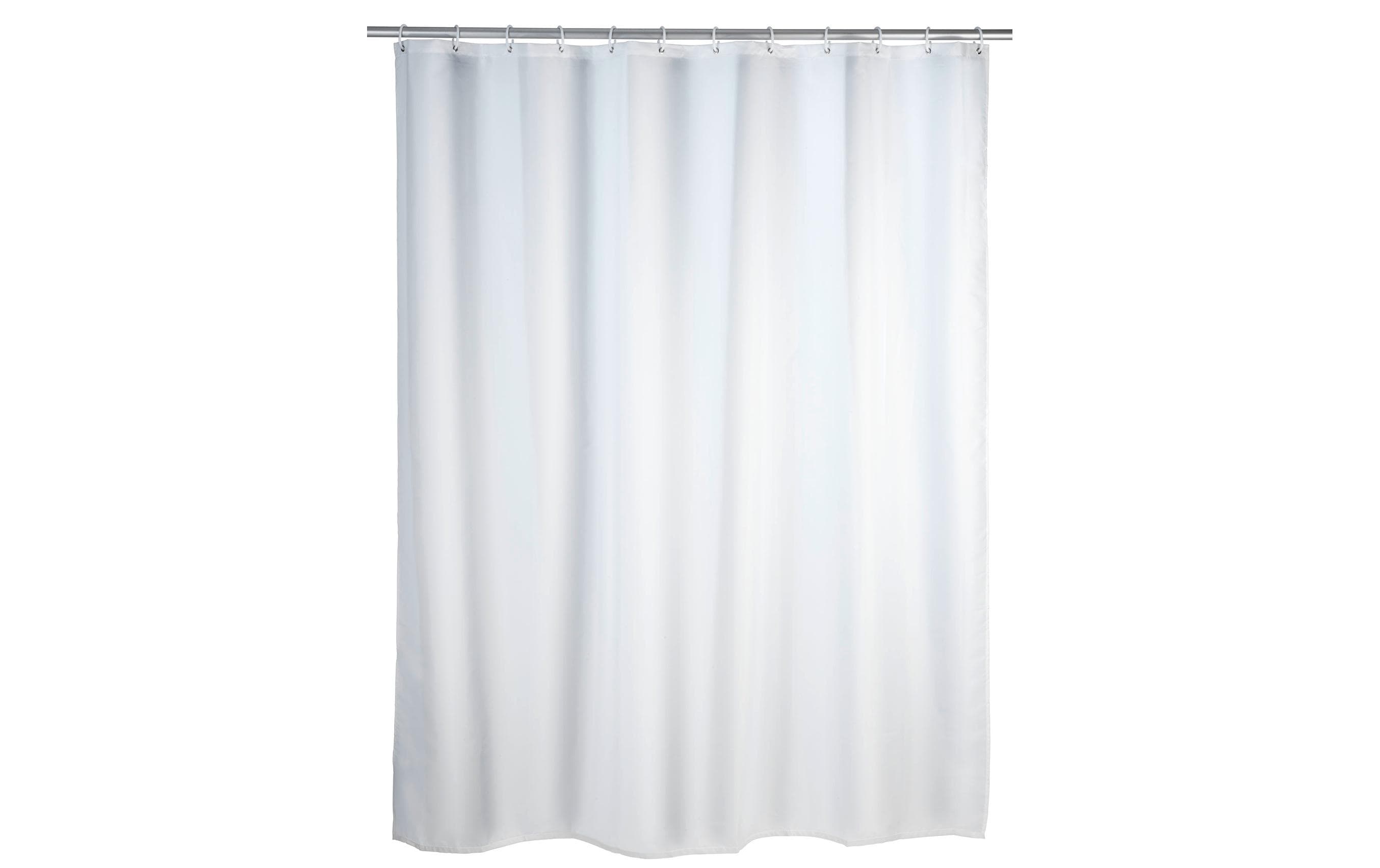 Duschvorhang Anti-Schimmel 180 x 200 cm, WeissPflegeleichter Badevorhang
