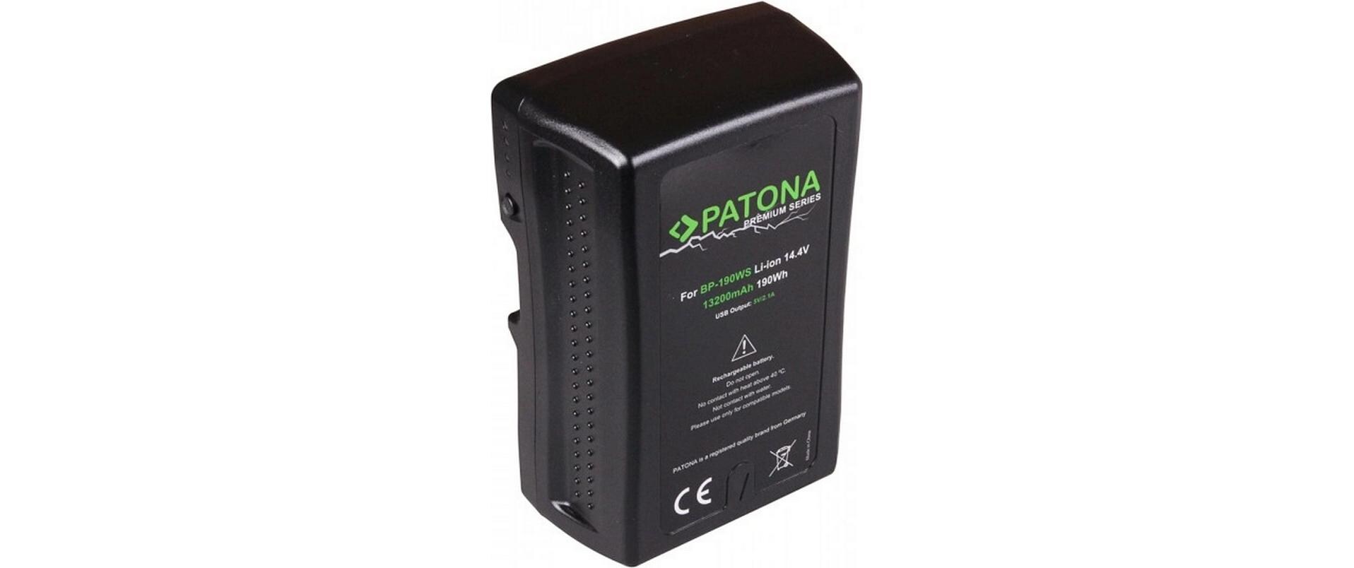 Premium Akku für Sony BP-190WS DSR 250P<br>Premium Batteriesatz für Sony
