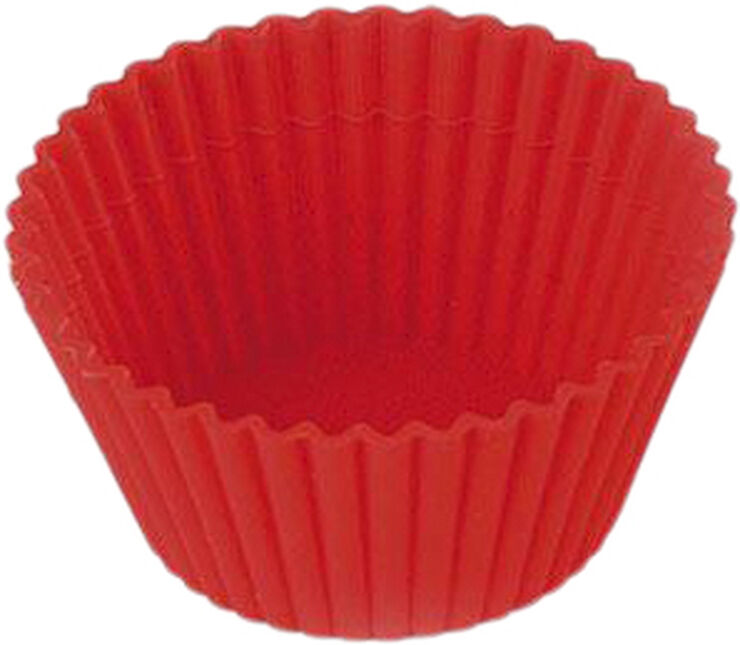 Silikomart CUPCAKE. SILIC.ø68.H32. 6STK Rød