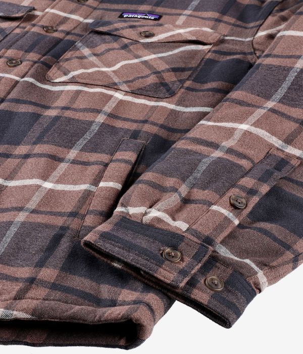 Patagonia LW Insulated Fjord Flannel Jacke (outdoor molasses brown)