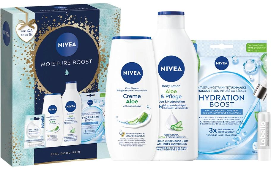 Geschenkset Moisture Boost 2024Feuchtigkeitsspendende Pflegeprodukte für Damen