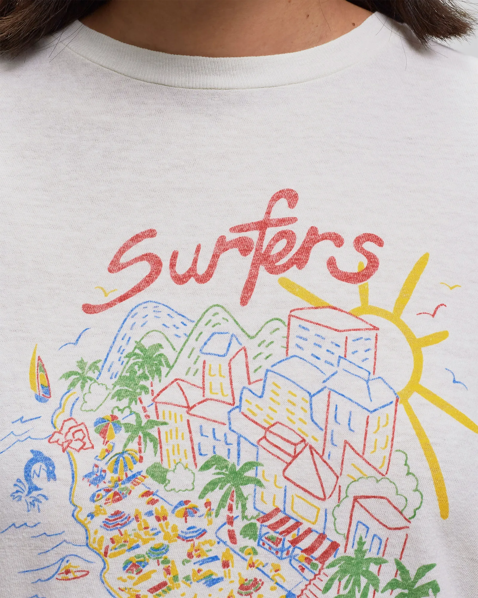 Re/Done CLASSIC TEE SURFERS PARADISE