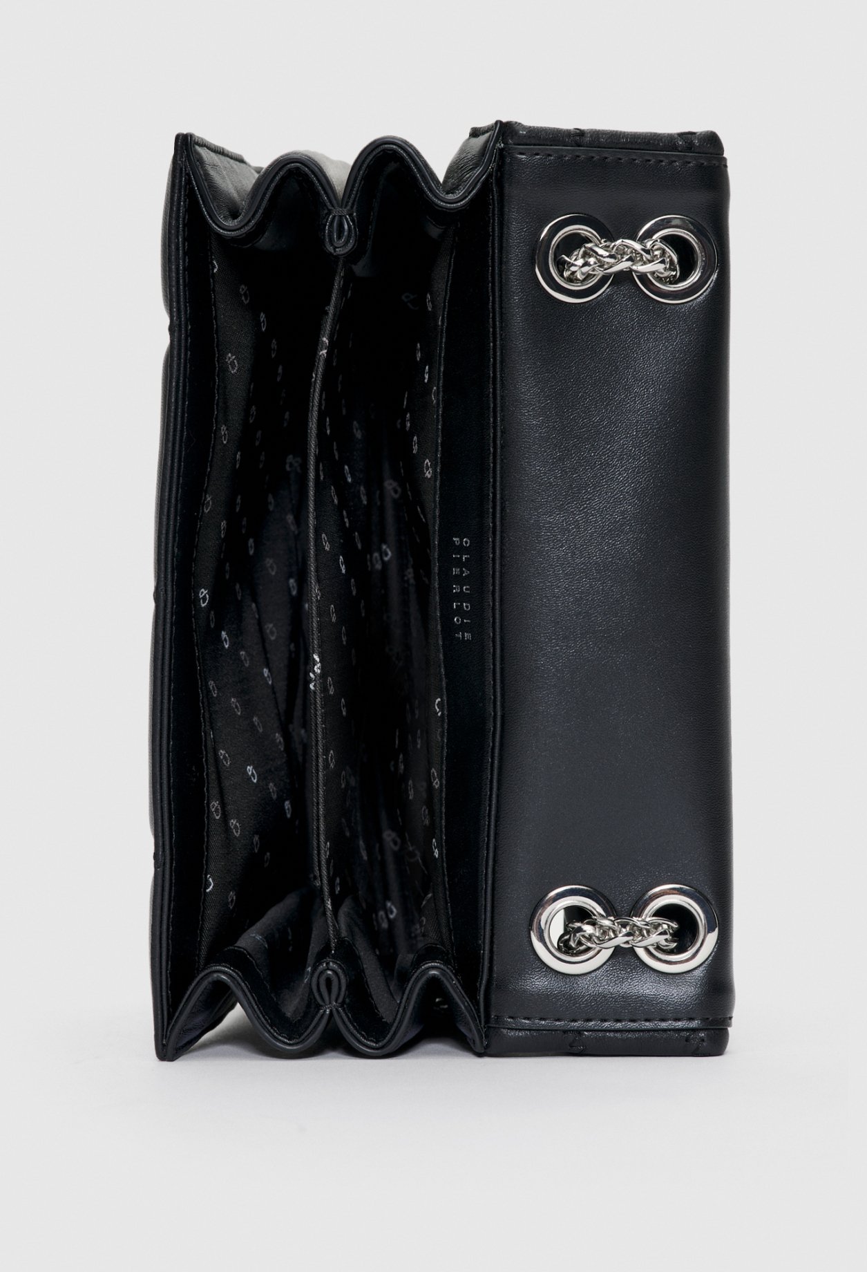 Sac Angela quilt cuir noir