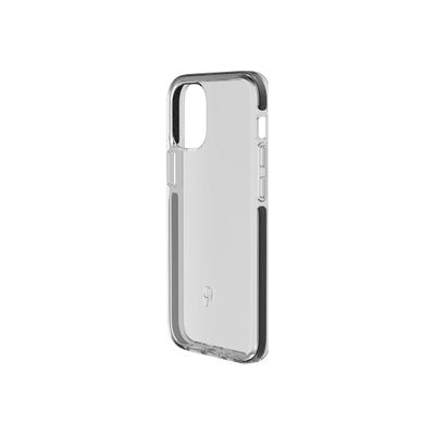 Force Case Life - coque de protection pour Iphone 12 Mini - transparent contour noir