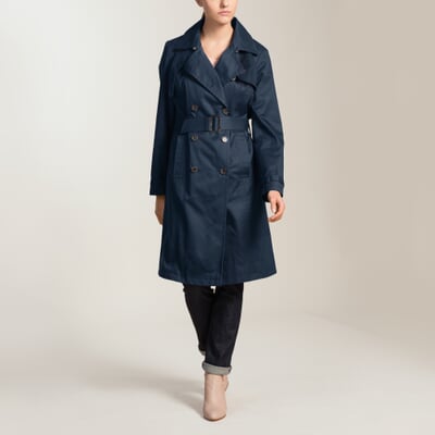 Damen-Trenchcoat EtaProof®, Dunkelblau