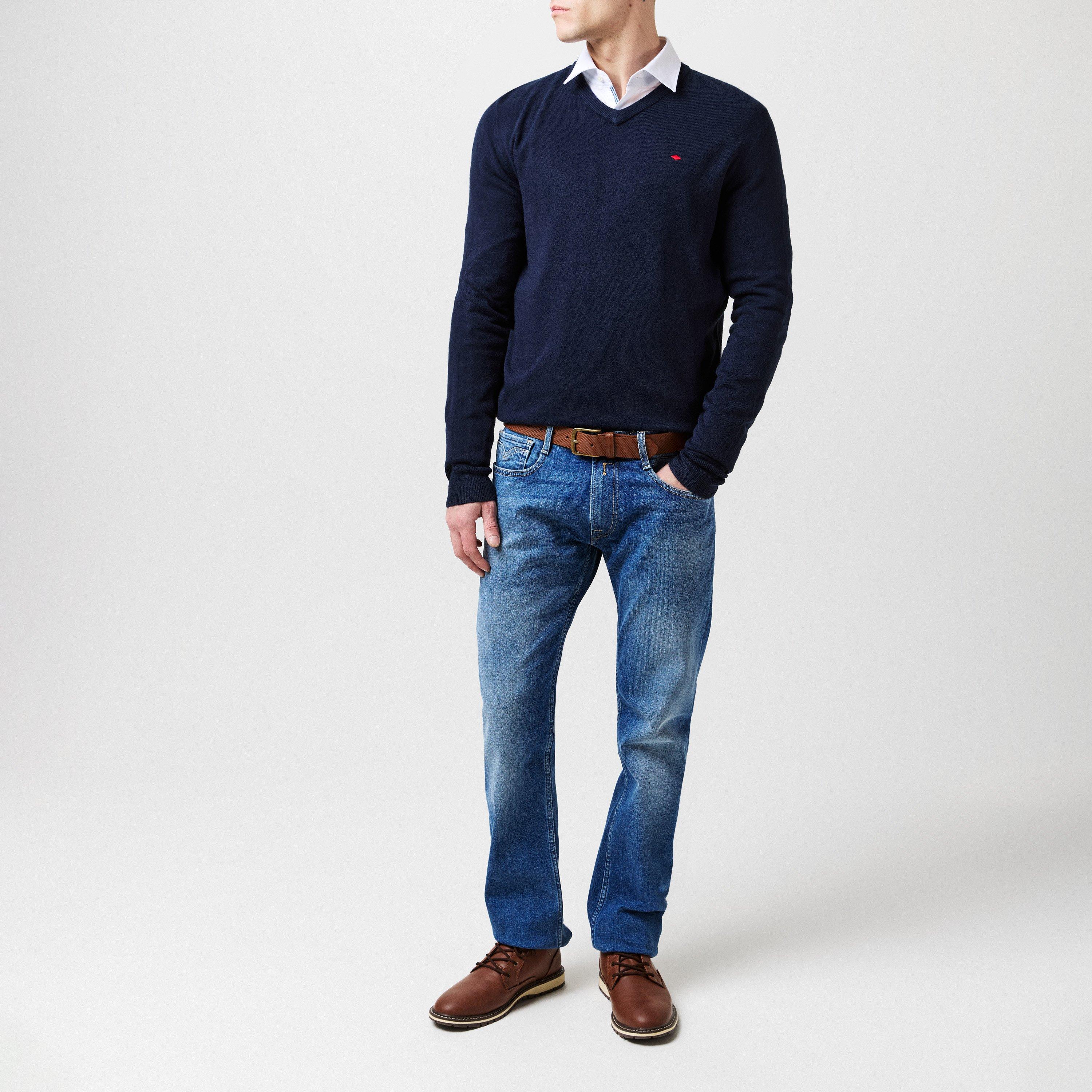 Lee Cooper Long sleeve V Neck Jumper