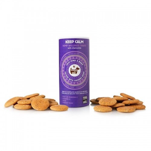 Hownd Keep Calm Petisco Vegano para Cães, Sabor Vegetal