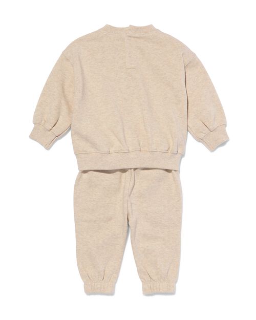 ensemble bébé pull et pantalon sable